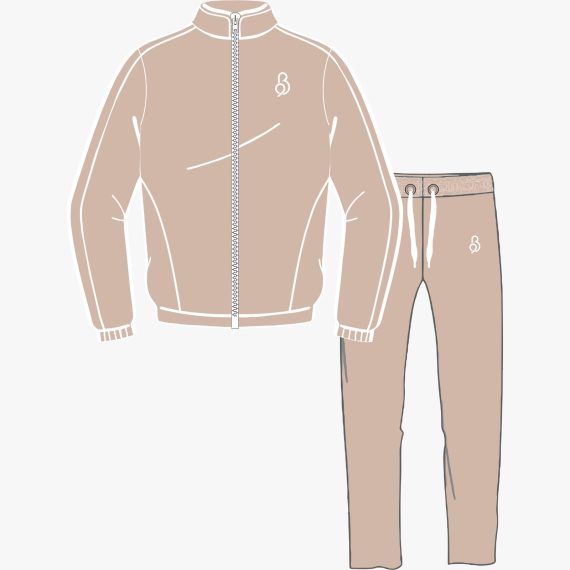 Mock Neck zipper Tracksuit